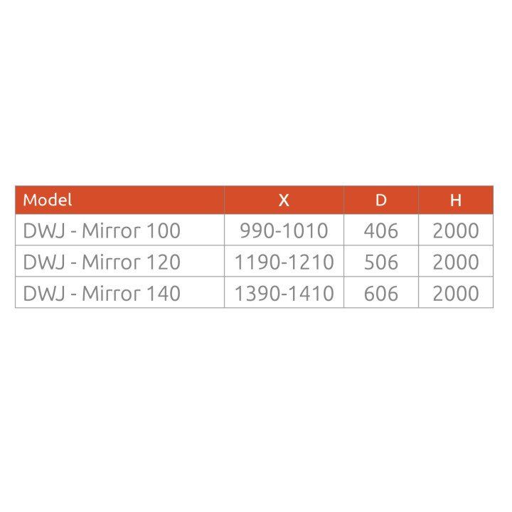Drzwi prysznicowe do wnęki Radaway Espera DWJ 140, lewe, przesuwne, szkło przejrzyste, 1400x2000mm, profil chrom