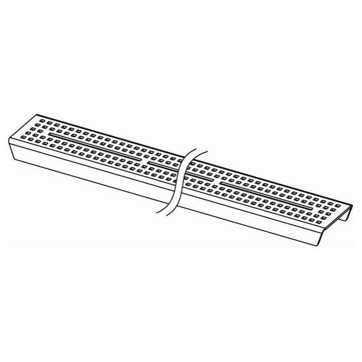 Ruszt prosty TECE drainline Quadratum 800 mm stal szczotkowana- sanitbuy.pl