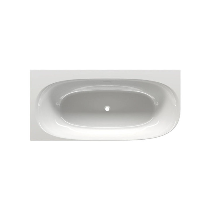 Wanna wolnostojąca narożna Riho Corner, lewa, 170x82cm, akryl, biała