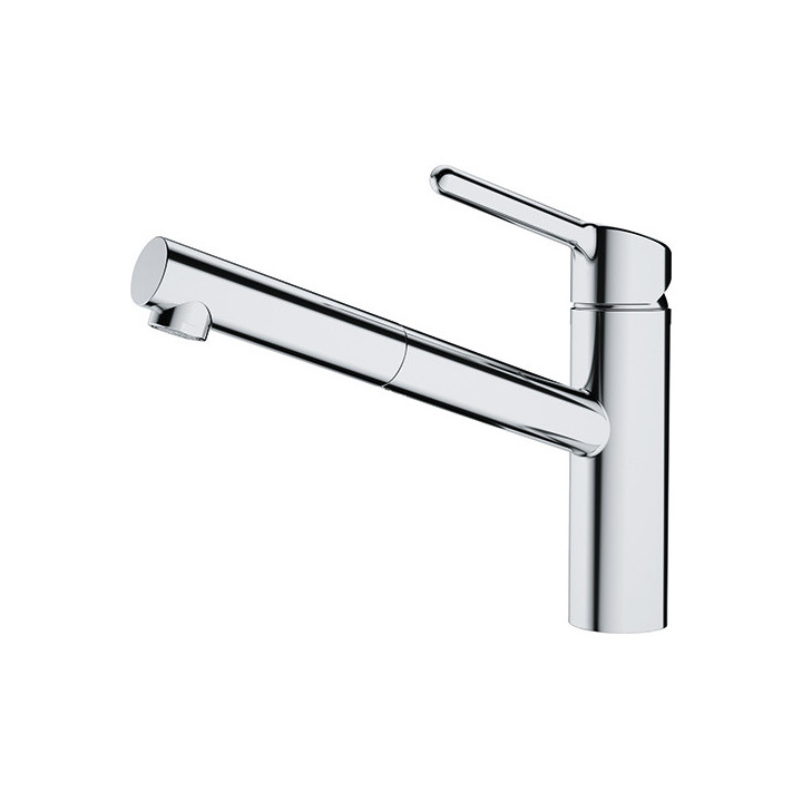 Bateria kuchenna Franke Orbit, stojąca, wysokość 21cm, wyciągana i obracana wylewka, chrom