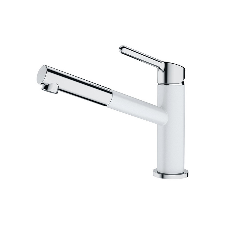 Bateria kuchenna Franke Orbit, stojąca, wysokość 21cm, wyciągana i obracana wylewka, chrom