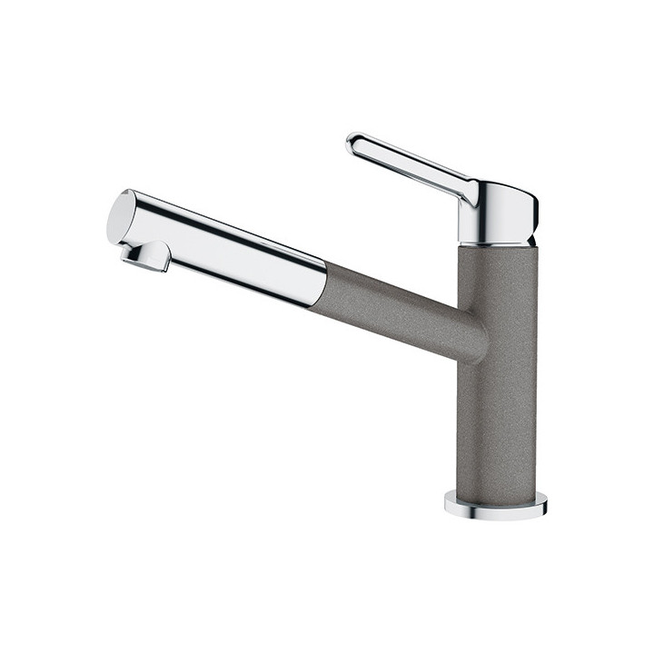 Bateria kuchenna Franke Orbit, stojąca, wysokość 21cm, wyciągana i obracana wylewka, chrom