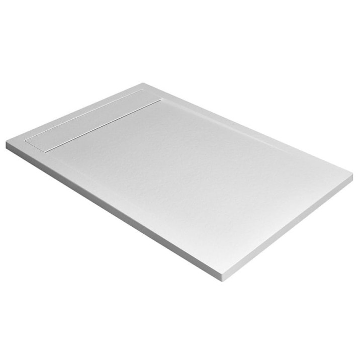 Brodzik prostokątny Radaway Kyntos F, 210x90cm, konglomerat marmurowy, cemento