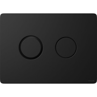 Cersanit PRZYCISK PNEUMATYCZNY ACCENTO CIRCLE CZARNY MATOWY