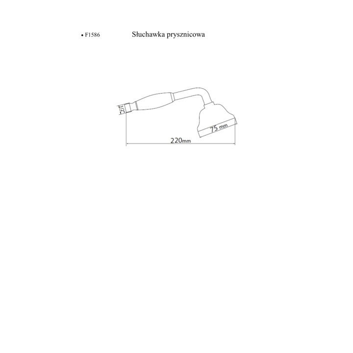 Słuchawka prysznicowa Giulini G. Praga- sanitbuy.pl