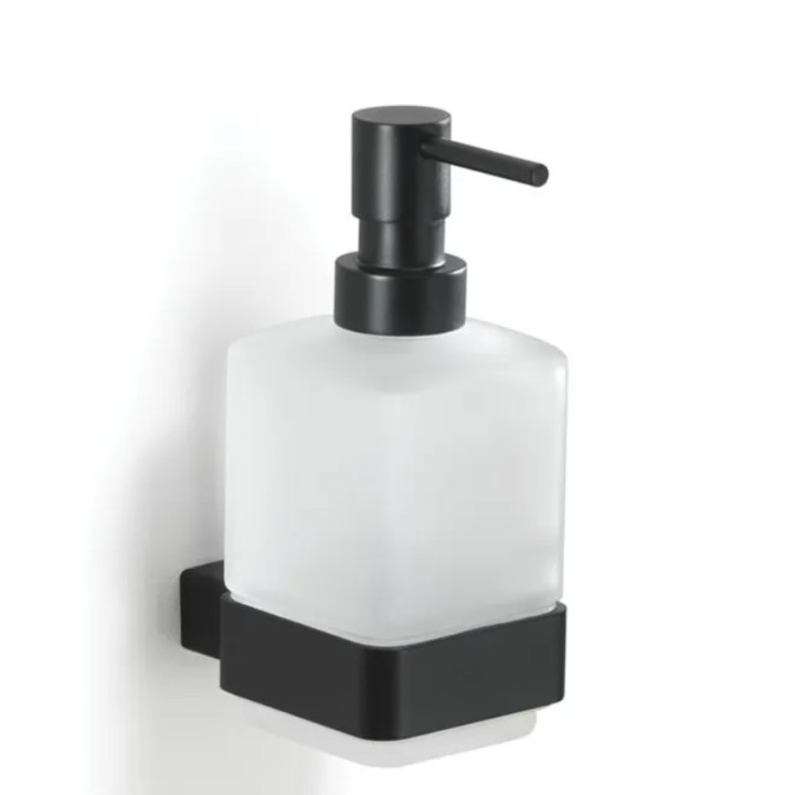 Dozownik mydła w płynie Gedy Lounge, ścienny, czarny