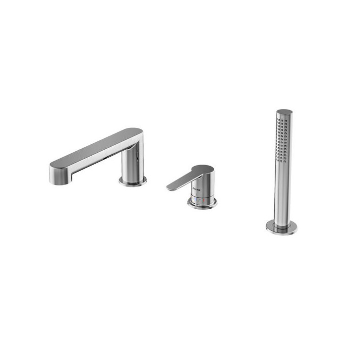 Bateria wannowa Ravak Puri, 3-otworowa, stojąca PU 026.00