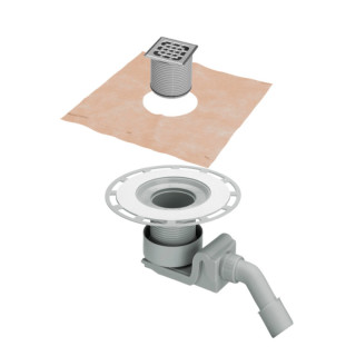 Zestaw odpływowy Viega Advantix, podłogowy, DN 40/50, stal nierdzewna