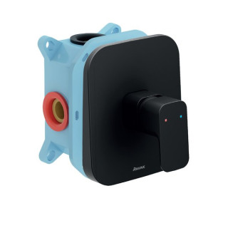 Bateria natryskowa Ravak 10° Free black, podtynkowa, do R-box, TD F 066.20 