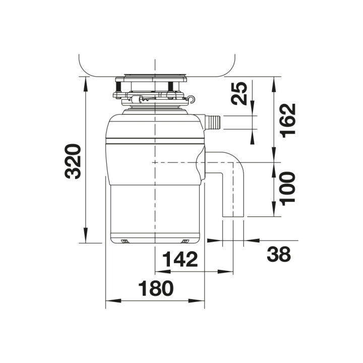 Młynek do odpadów Franke TE-75 Slim