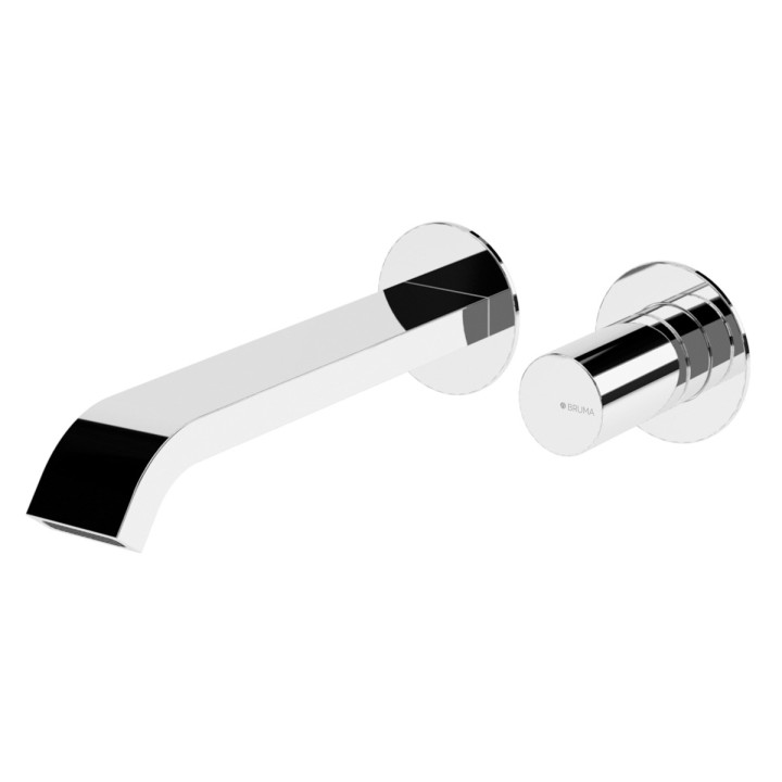 Bateria umywalkowa Bruma Avalon, podtynkowa, 2-otworowa, wylewka 205mm, sunrise