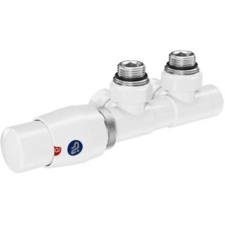 Zestaw termostatyczny Instal Projekt Z13 kątowy (do instalacji cu) - biały