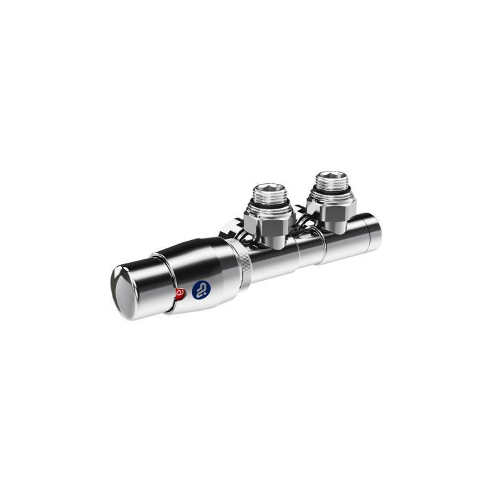 Zestaw termostatyczny Instal Projekt Z13 kątowy (do instalacji cu) - biały