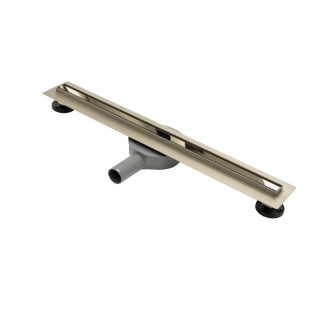 Odpływ liniowy Rea Neo & Pure 700 N Pro Mirror, złoty