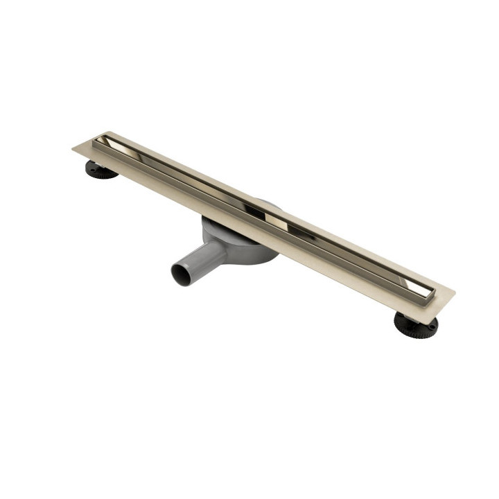 Odpływ liniowy Rea Neo & Pure 700 N Pro Mirror, złoty