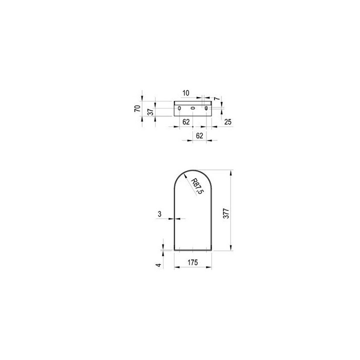 Konsola pod umywalkę Ravak Yard 400, czarna