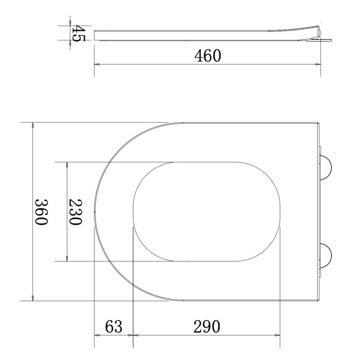 Deska WC Omnires Tampa, wolnoopadająca, system łatwego wypinania, biały połysk