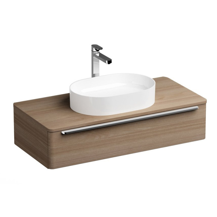 Umywalka nablatowa Ravak Ceramic Slim O, 55x37cm, biała