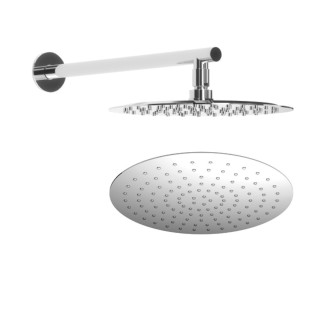 Deszczownica Bruma Inox, okrągła, 250mm, z ramieniem ściennym 350mm, sunrise