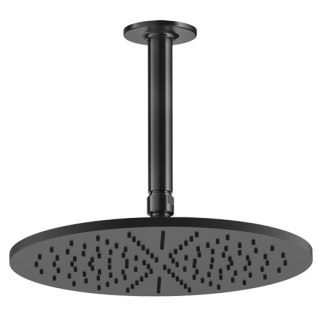 Deszczownica Gessi Inciso, okrągła, 300mm, z przyłączem sufitowym, Warm Bronze Brushed PVD