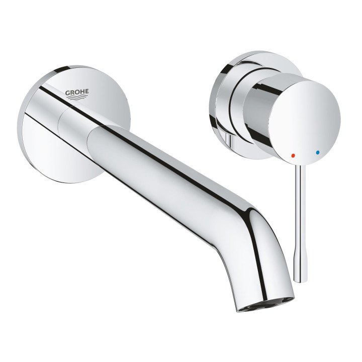 Bateria umywalkowa Grohe Essence Professional, podtynkowa, 2-otworowa, wylewka 230mm, stal nierdzewna