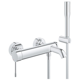 Bateria wannowa Grohe Essence Professional, natynkowa, 2 wyjścia wody, chrom