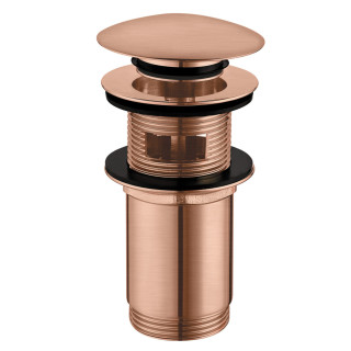 Korek klik-klak do syfonu umywalkowego Omnires złoto