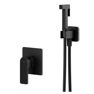 Podtynkowy zestaw bidetowy Omnires Contour, bateria z rączką bidetową, wężem 125cm i uchwytem, chrom