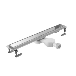 Odpływ liniowy Excellent Stilio, 600mm, ruszt dekoracyjny, stal nierdzewna polerowana