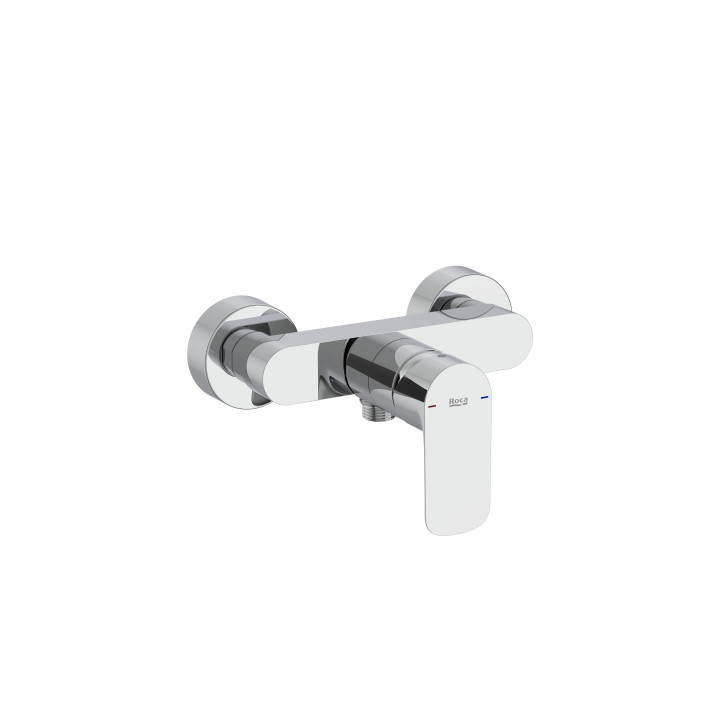 Bateria natryskowa Roca Cala, podtynkowa, 1 wyjście wody, chrom