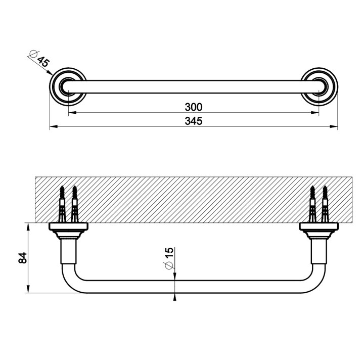 Uchwyt na papier Gessi Venti20, z pokrywą, chrom