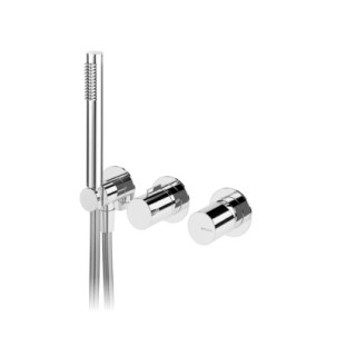 Bateria umywalkowa Bruma Avalon, podtynkowa, 2-otworowa, wylewka 205mm, sunrise