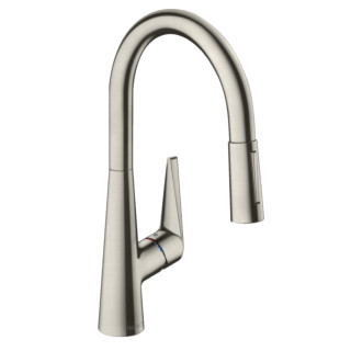 Bateria kuchenna Hansgrohe Talis M54, jednouchwytowa, wysokość 435mm, wyciągana wylewka, 1jet, sBox, chrom