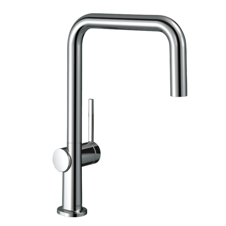 Bateria kuchenna Hansgrohe Talis M54 U, jednouchwytowa, wysokość 22 cm, 1jet, chrom