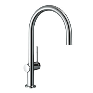 Bateria kuchenna Hansgrohe Talis M54 220 1jet, stojąca, obracana wylewka, czarny mat