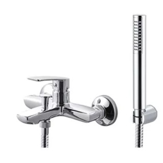 Bateria umywalkowa Vema Oten, podtynkowa, wylewka 151mm, bez korka, chrom