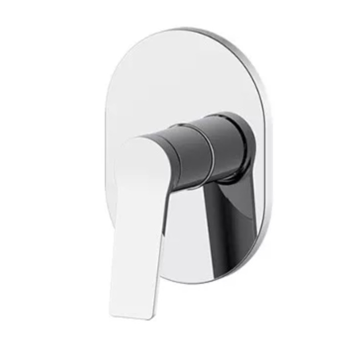 Bateria natryskowa Demm Shine, natynkowa, 1 wyjście wody, chrom