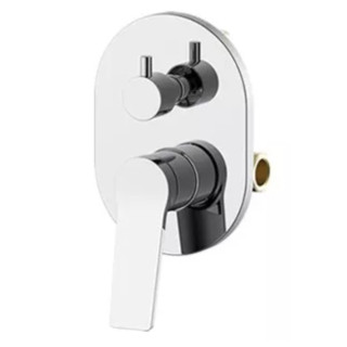 Bateria natryskowa Demm Shine, podtynkowa, 1 wyjście wody, chrom