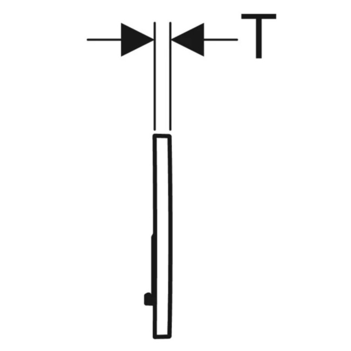 Przycisk spłukujący Geberit Sigma01, dwudzielny, biały, przyciski żółty i zielony