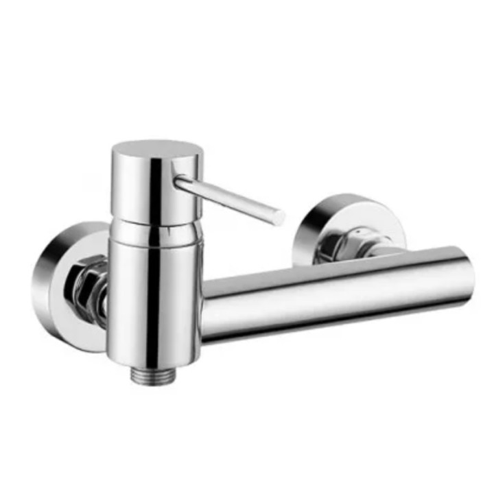 Bateria wannowo-natryskowa Demm Spike, natynkowa, 2 wyjścia wody, zestaw natryskowy, chrom