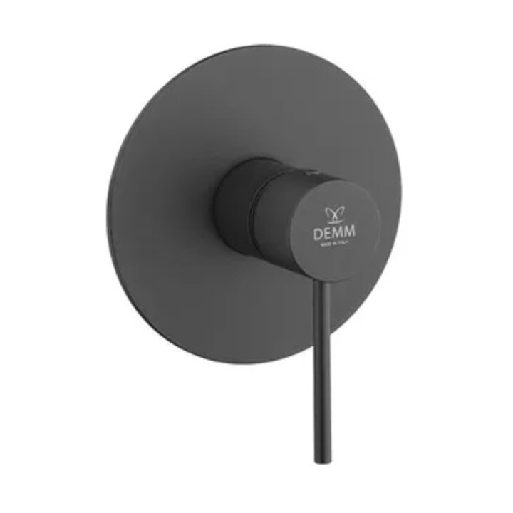 Bateria natryskowa Demm Spike, natynkowa, 1 wyjście wody, chrom