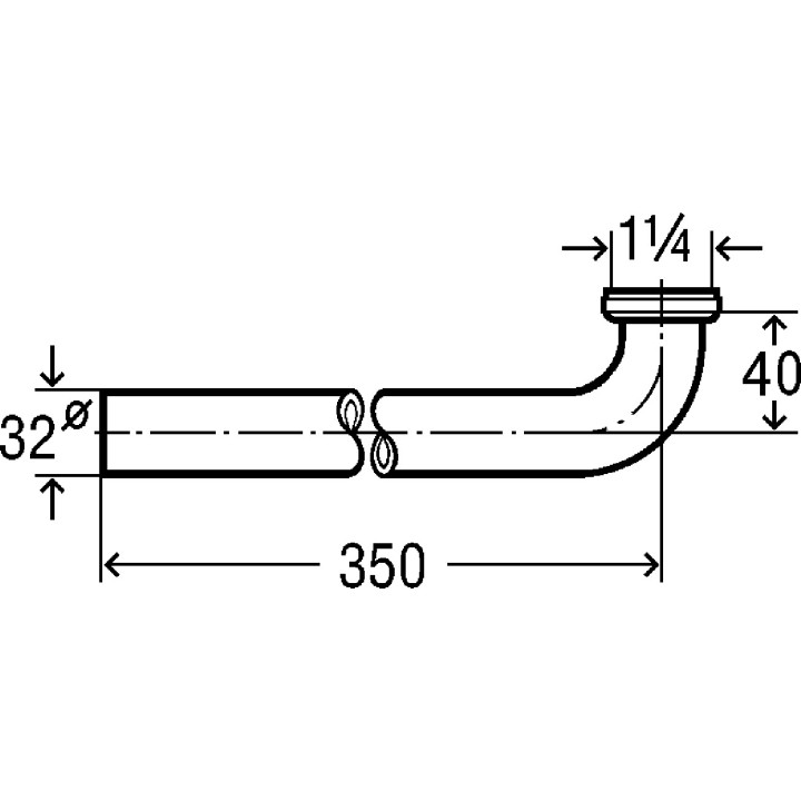 Syfon Viega umywalkowy z płytką maskującą, biały- sanitbuy.pl