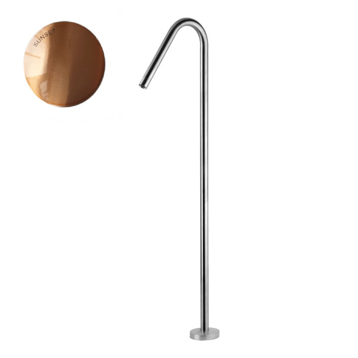 Wolnostojąca wylewka wannowa Bruma Lusitano, wysokość 120cm, kolor night sky