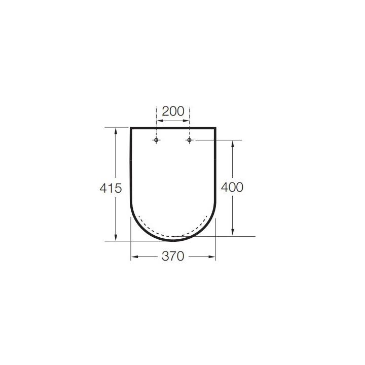 Deska sedesowa wolnoopadająca Compacto Roca Inspira Round biała- sanitbuy.pl