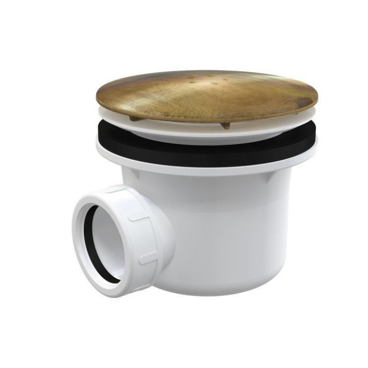 Syfon umywalkowy Alcaplast DESIGN chrom, czworokątny