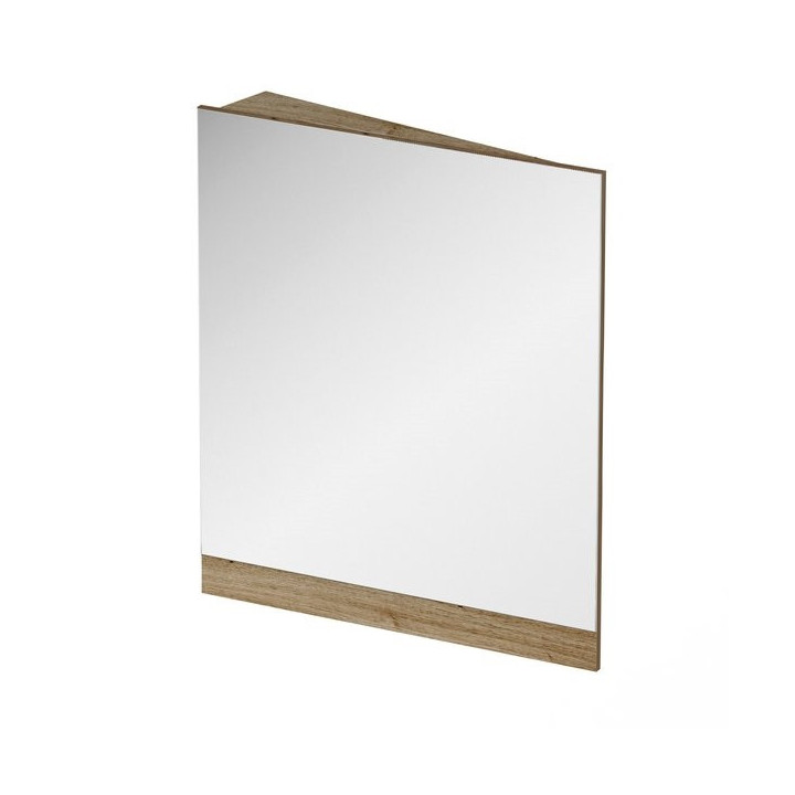 Lustro narożne Ravak 10° 650, Lewostronne ciemny orzech