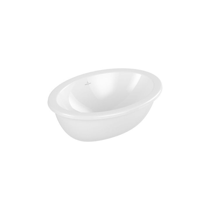 Umywalka Villeroy & BochLoop & Friends Umywalka podblatowa, 430 x 285 x 185 mm, Weiss Alpin CeramicPlus, bez przelewu, Nieszlifo