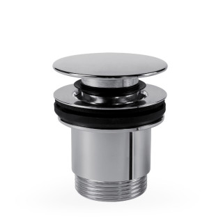 Odpływ umywalkowy Tres, click-clack, 63mm, 24-K złoto matowe