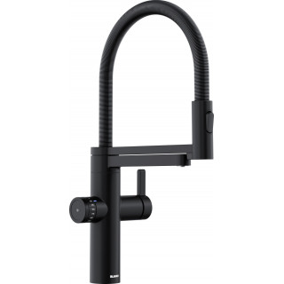 Bateria kuchenna Blanco Evol-S Pro stojąca z podłączeniem do filtra wody - czarny mat