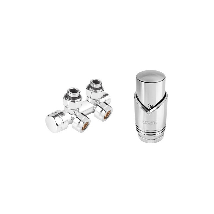 Zestaw zintegrowany termostatyczny Terma prawy, chrom